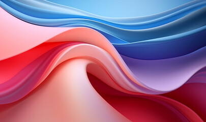 Colourful abstract wave. Dynamic abstract composition illustration. Design element for web banners, posters and flyer.