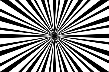 Sunburst Pattern Background. Rays radial star burst. Vector Illustration