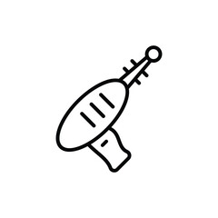space gun icon vector stock illustration.
