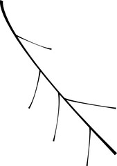 blade leaf outline silhouette parts