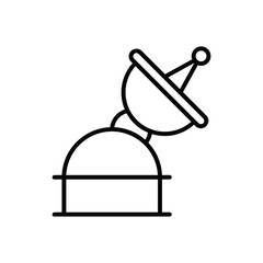 dish icon vector stock illustration.