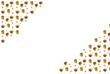 ドングリのフレーム、壁紙