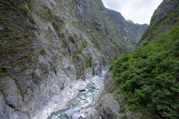Taroko Gorge in Taroko National Park in Hualien of aTaiwan