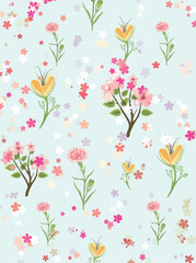 seamless floral pattern