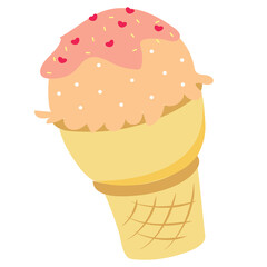 bakery, fried, powdered sugar, chocolate icing, dessert - sweet food, sugar sprinkles, donut, icing, colourful, frosting, 1, isolated, treat, glazed, pink, snack, sugar, breakfast, closeup, delicious,