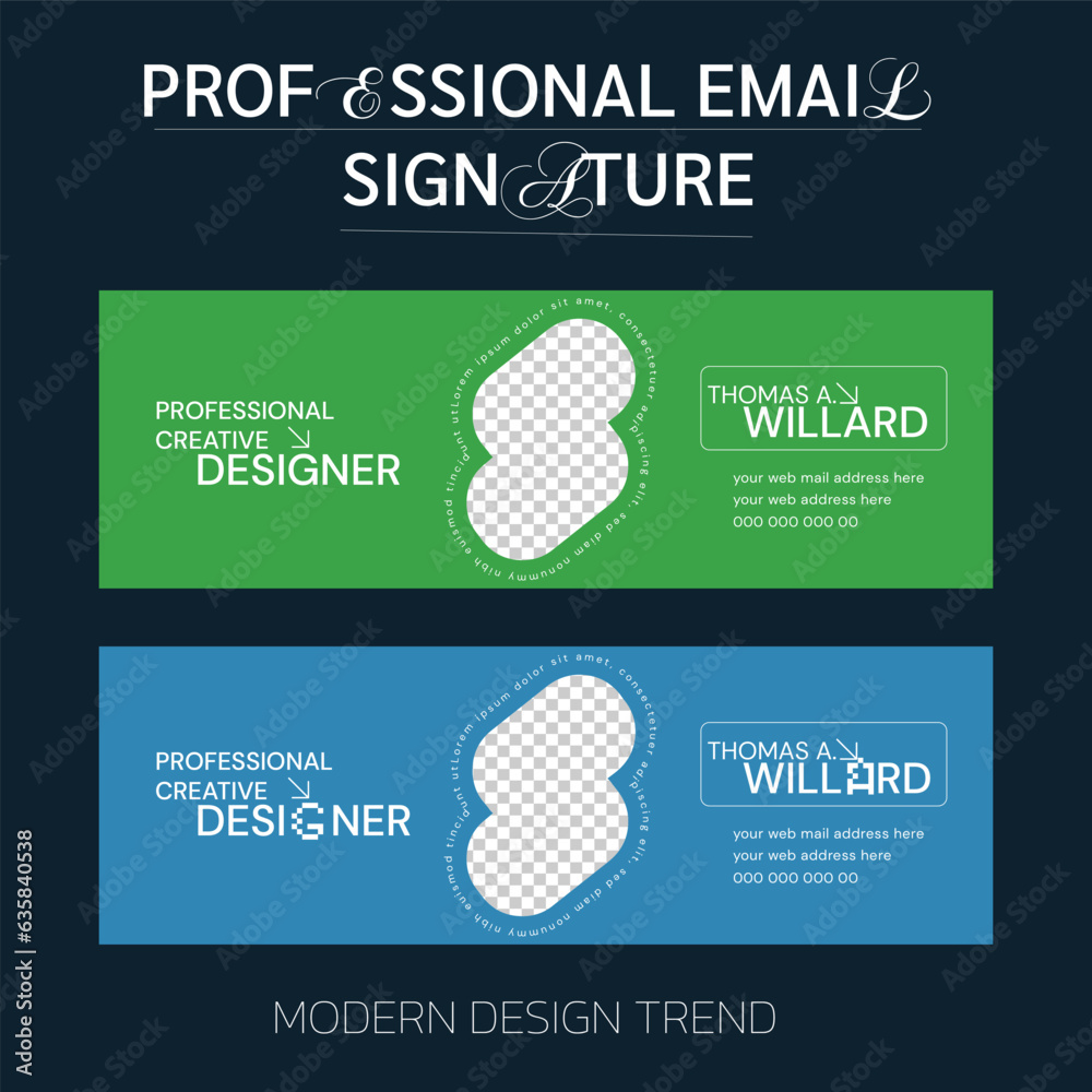 Canvas Prints multipurpose email signature template