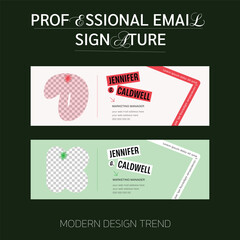 Professional Email Signature Template Layout