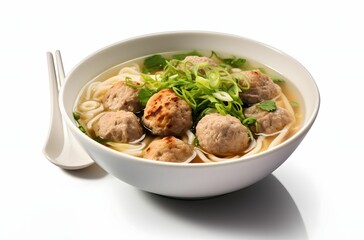 meetballs or bakso in a bowl