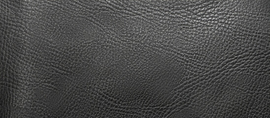 Genuine leather texture background. Black textures for decoration blank.