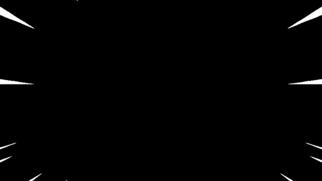 white comic speedline ray pattern background