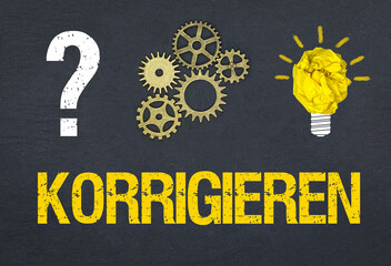 korrigieren	