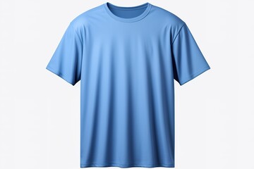 Blue t shirt Mock up template for design print