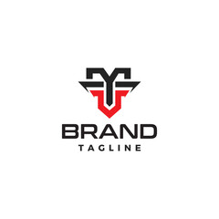 Modern letter mark based monogram logo design for automotive, tech giants, and tire business.