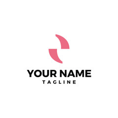 Fototapeta premium Modern high end abstract tech logo 