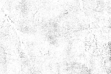 Distressed black texture. Dark grainy texture on white background. Dust overlay textured. Grain noise particles. Rusted white effect. Grunge design elements. Vector illustration, EPS 10.