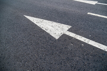 The road surface is a forward sign.