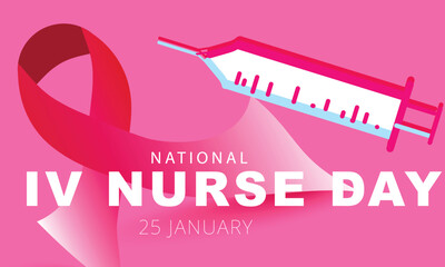 National IV Nurse day. background, banner, card, poster, template. Vector illustration.