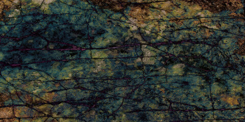 blue and green dark crack background