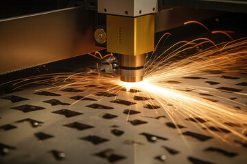 Capturing the Art of Precision: A Macro View of Cutting-Edge Laser Cutter in Action