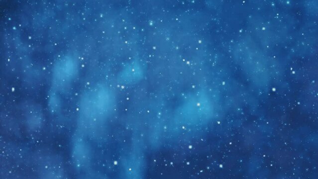 blue sky star particle background