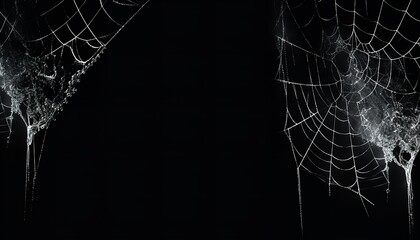 halloween spider web dark scary wallpaper png - Powered by Adobe
