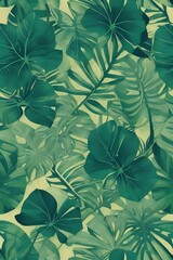 Green leaves background