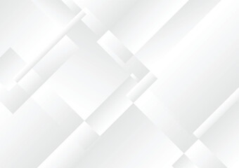Modern abstract background, elegant grid. White and gray backdrop square surface ,
 geometric shapes art illustration.