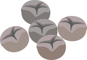 Meatball tasty Food vector cartoon Illustration.For design elements, mascot,  menu, advertising, banners, stickers