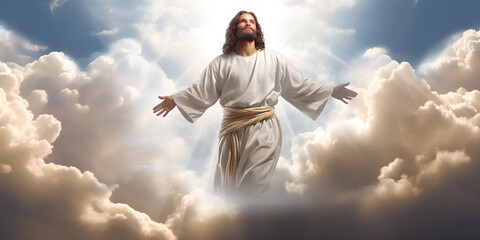 Jesus Christ Stock Photos ,Jesus resurrected Stock Photos - obrazy, fototapety, plakaty