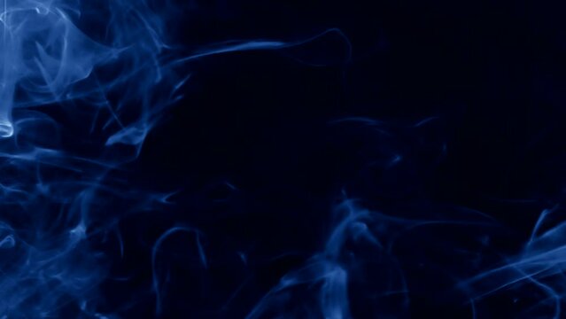 Animation white smoke, vapor, cloud on black background. Smoke, Cloud of fire smoke from bottom background. Light, white, fog, cloud, black background, 4k, ice smoke cloud. Floating fog