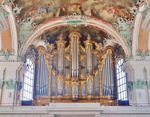 St. Gallen, Kathedrale, Inneres, Orgelprospekt