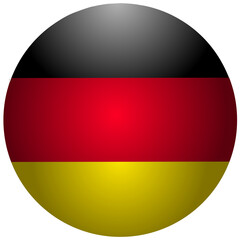 Naklejka premium german flag button