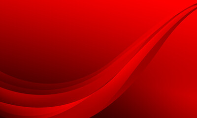 red business lines curves waves smooth gradient abstract background