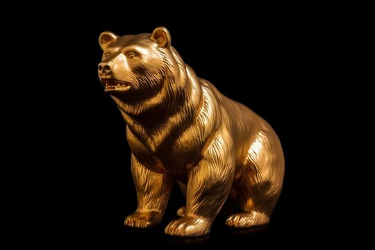 golden bear statue