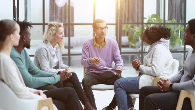 Executive Team Listening to Contrary Views from Colleague