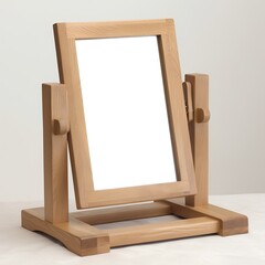 wooden photo frame made by midjeorney