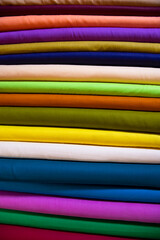 Multicolor textile fabrics pattern texture background
