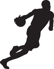Obraz premium basketball silhouette