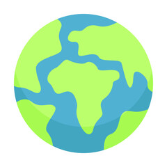 Earth globe illustration