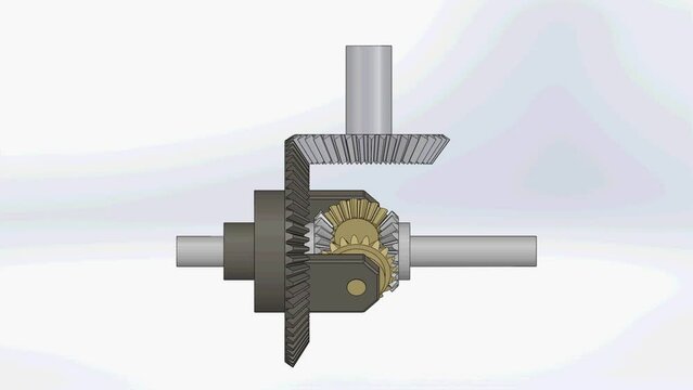 Differential gear wheels.