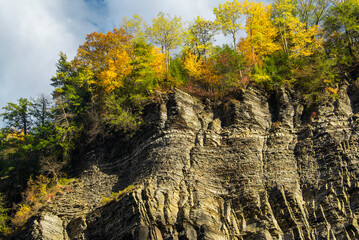 Taughannock Falls state Park Autumn Landscape new york