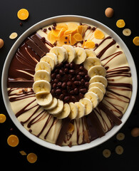 chocolate banana dessert