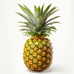 Obraz premium pineapple on white background