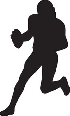 American football silhouette