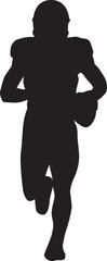 American football silhouette