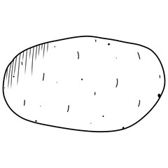 Doodle potato