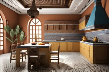 Moroccan style kitchen