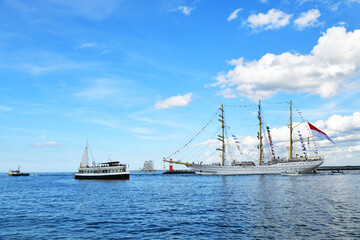 The Hanse Sail in Rostock is the largest maritime festival in Mecklenburg (Germany) and one of the largest in Europe. © Victor