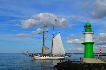 The Hanse Sail in Rostock is the largest maritime festival in Mecklenburg (Germany) and one of the...