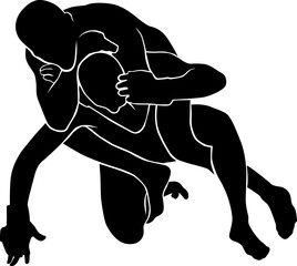 MMA silhouette 

